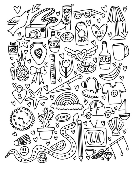 A Bunch of Stuff in White