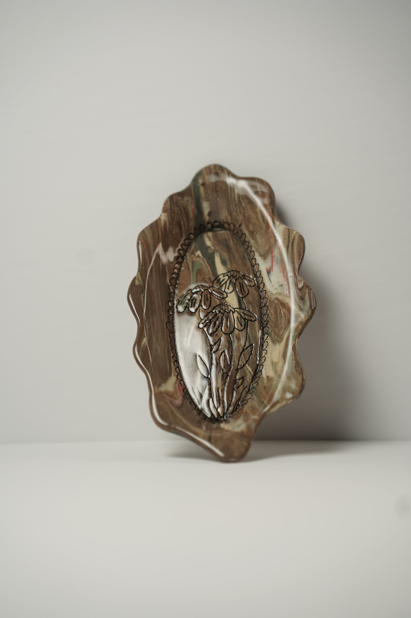 Marbled Trinket Tray