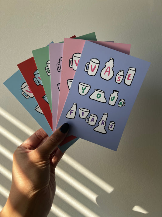 Vase Your Fears Postcard