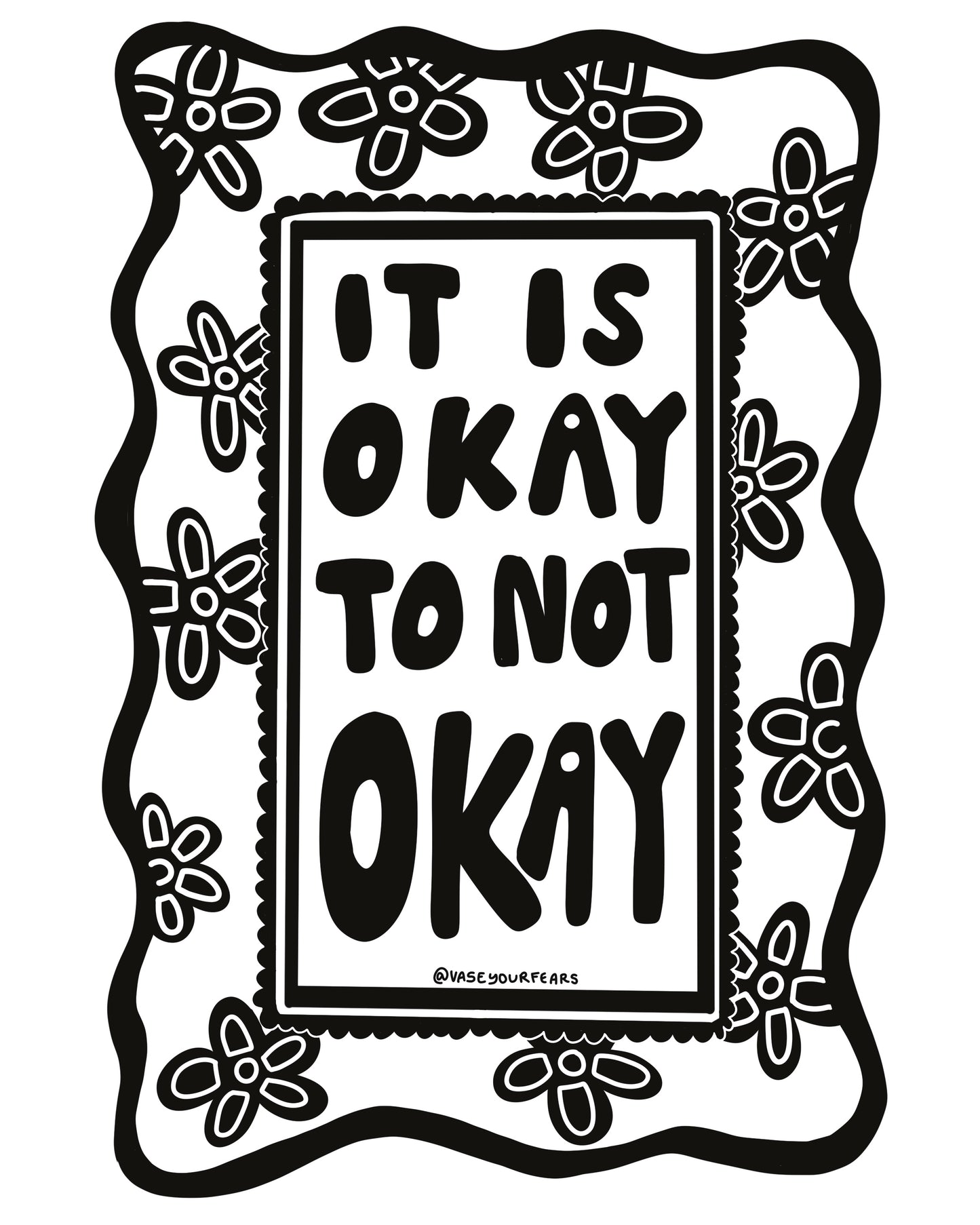 it is okay to not okay PRINT