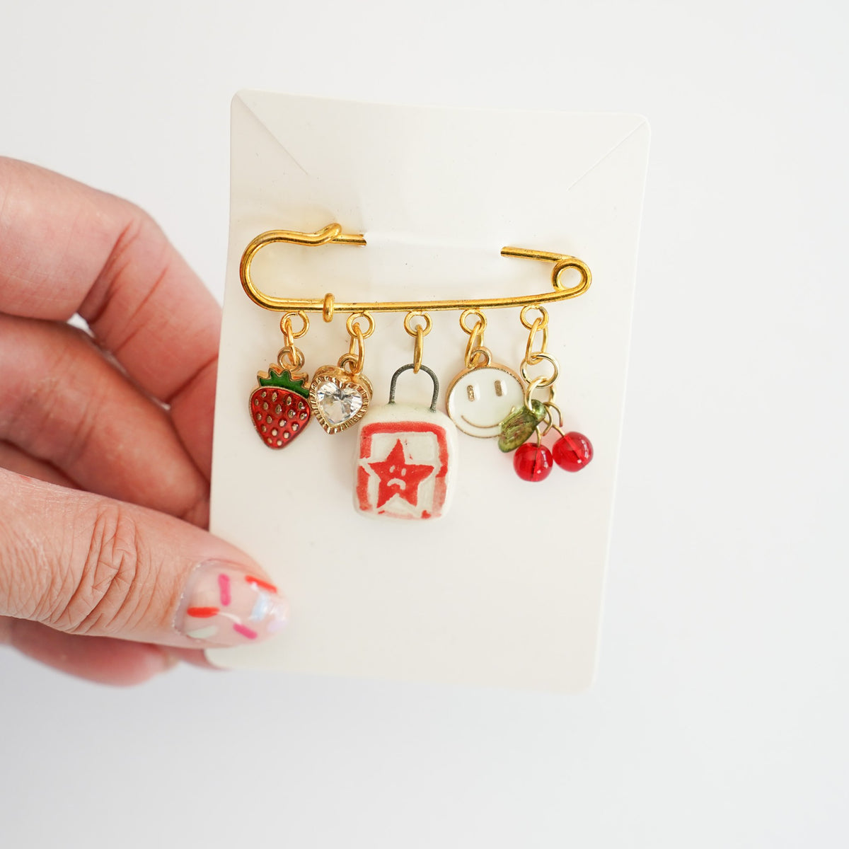 Emotional Star Charm Pin