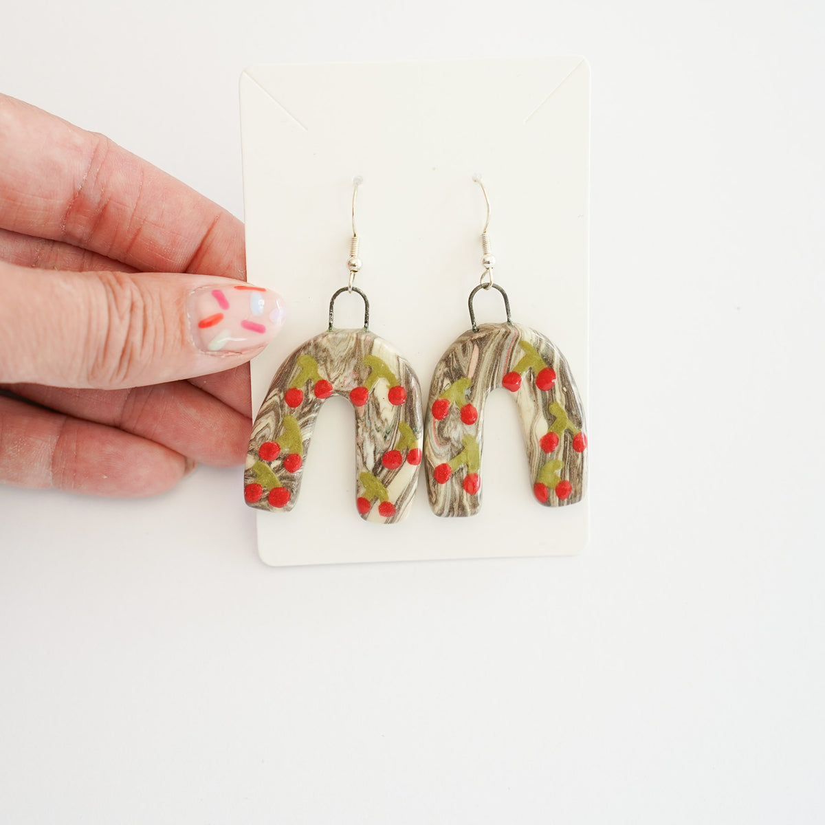 Cherry Arch Earrings