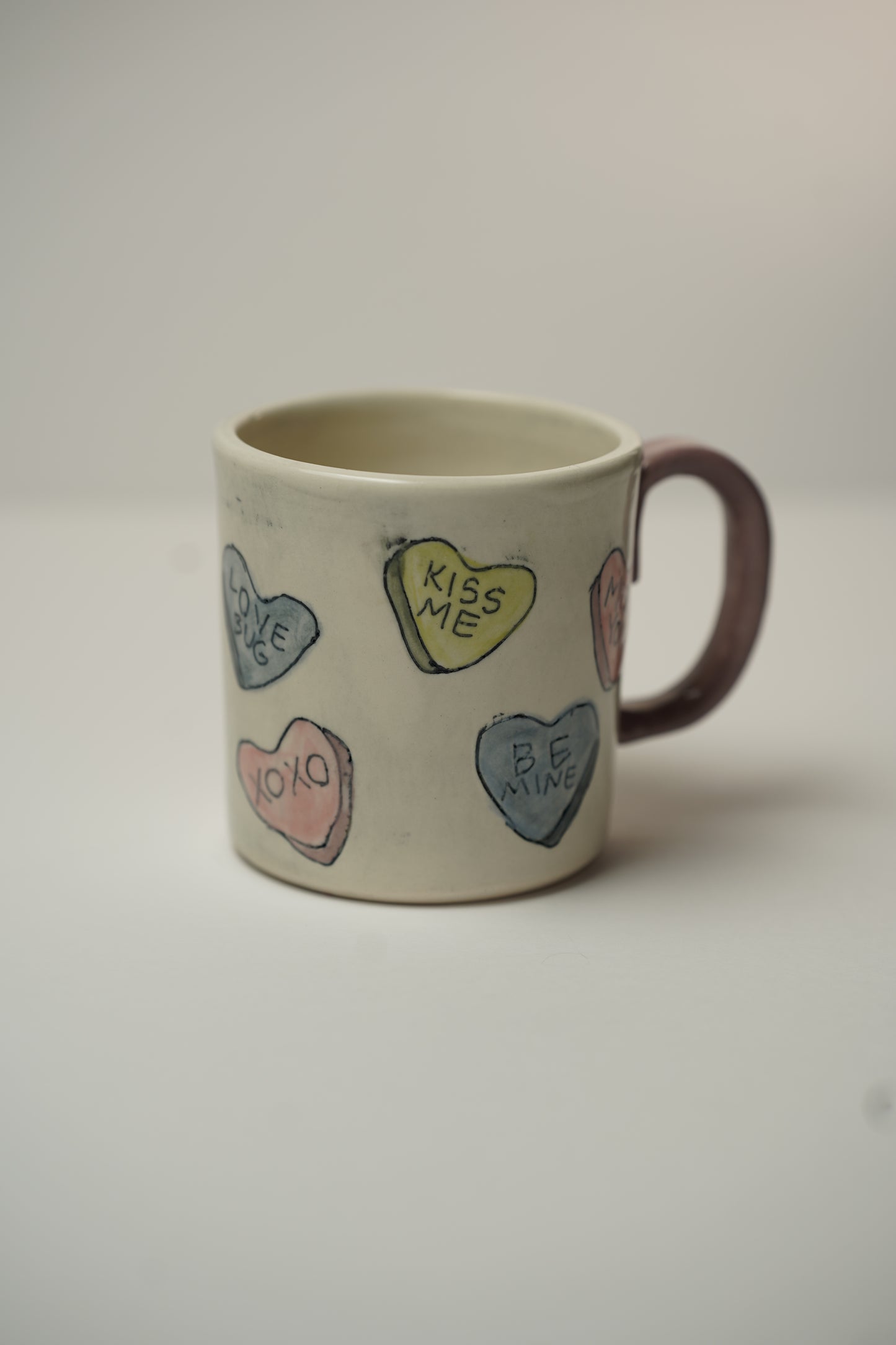 Conversation Heart Mug