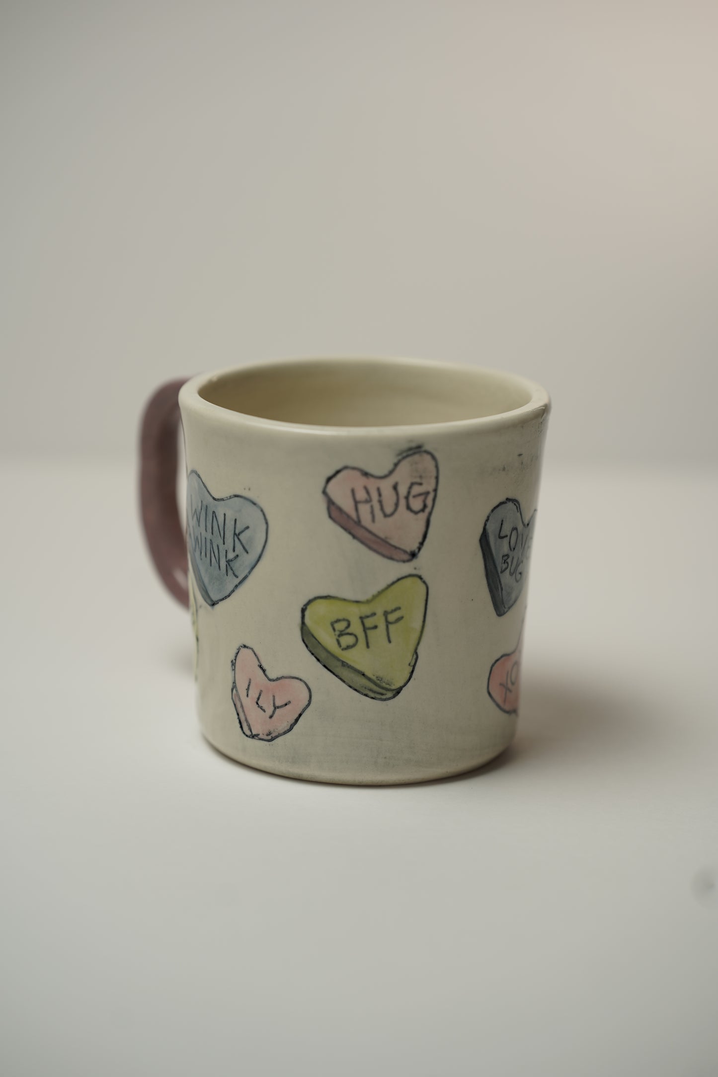 Conversation Heart Mug