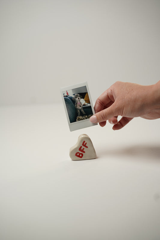 Conversation Heart Photo Holder (#5)