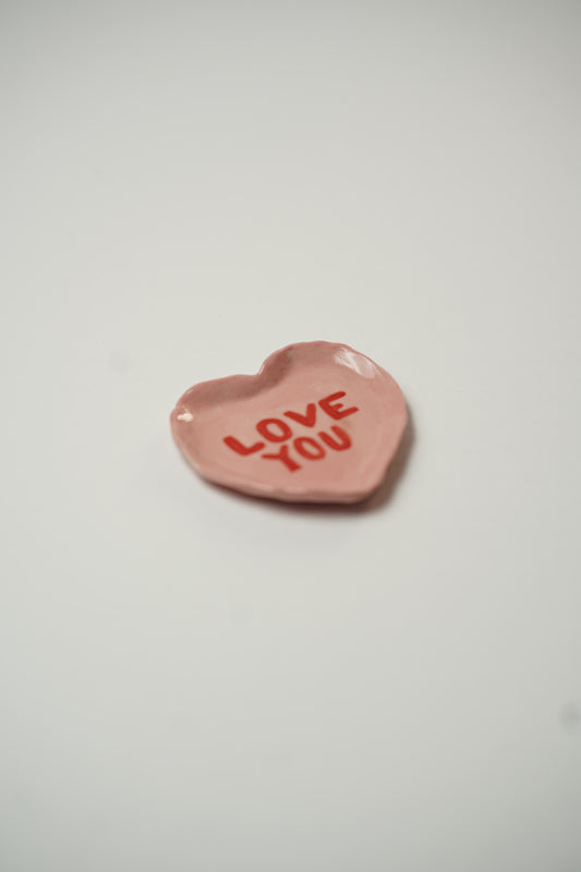 Conversation Heart Trinket Tray (#3)