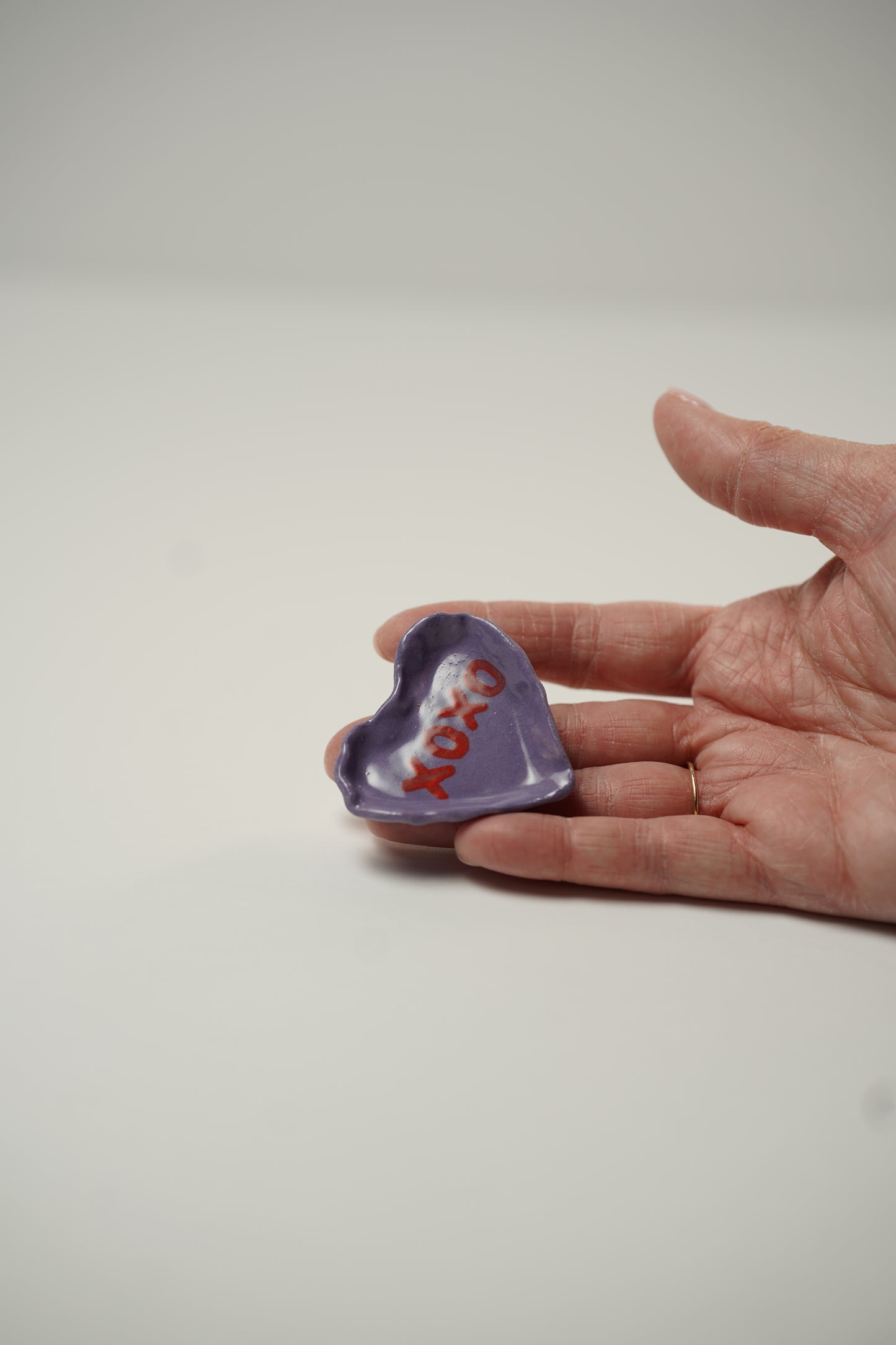 Small Conversation Heart Trinket Tray (#2)