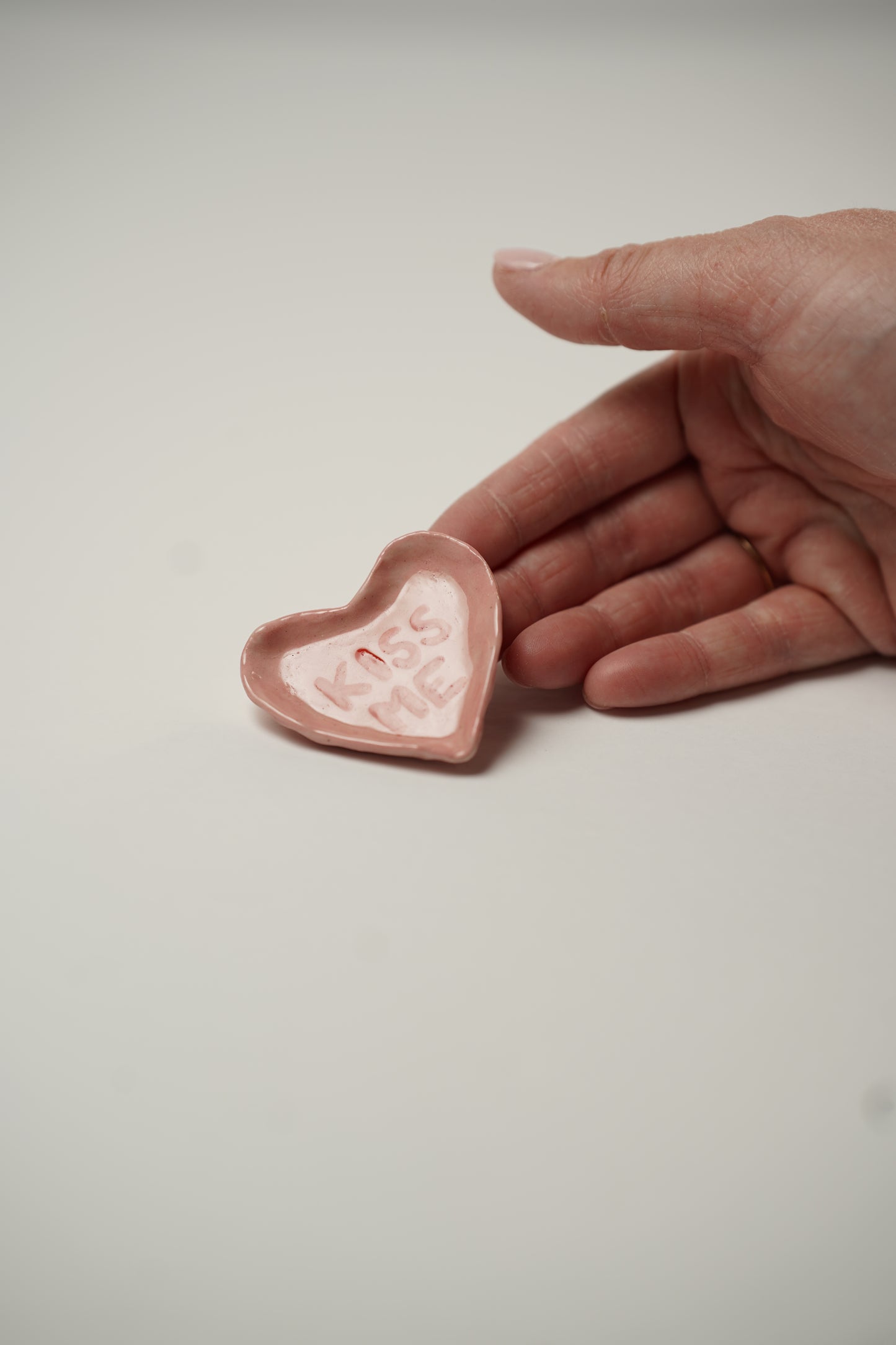 Small Conversation Heart Trinket Tray (#3)