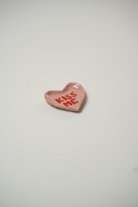 Small Conversation Heart Trinket Tray (#3)